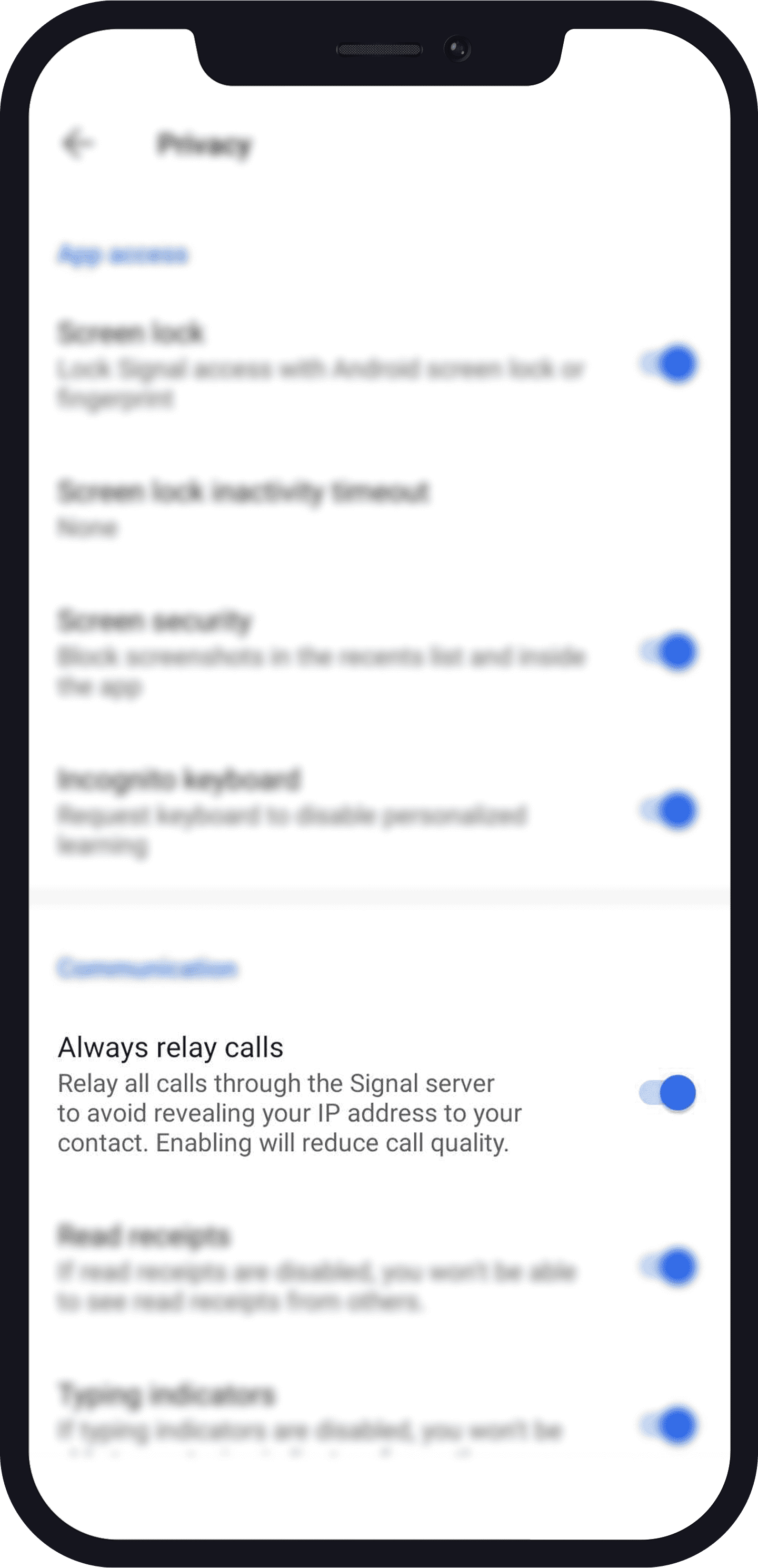 always relay calls