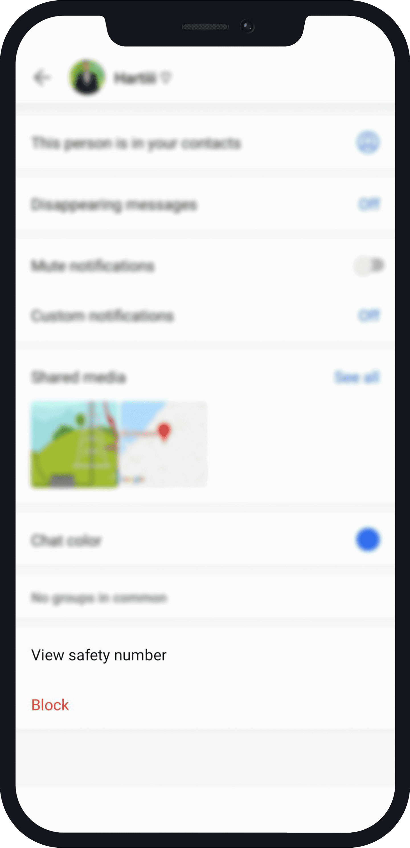 safety numbers on Signal
