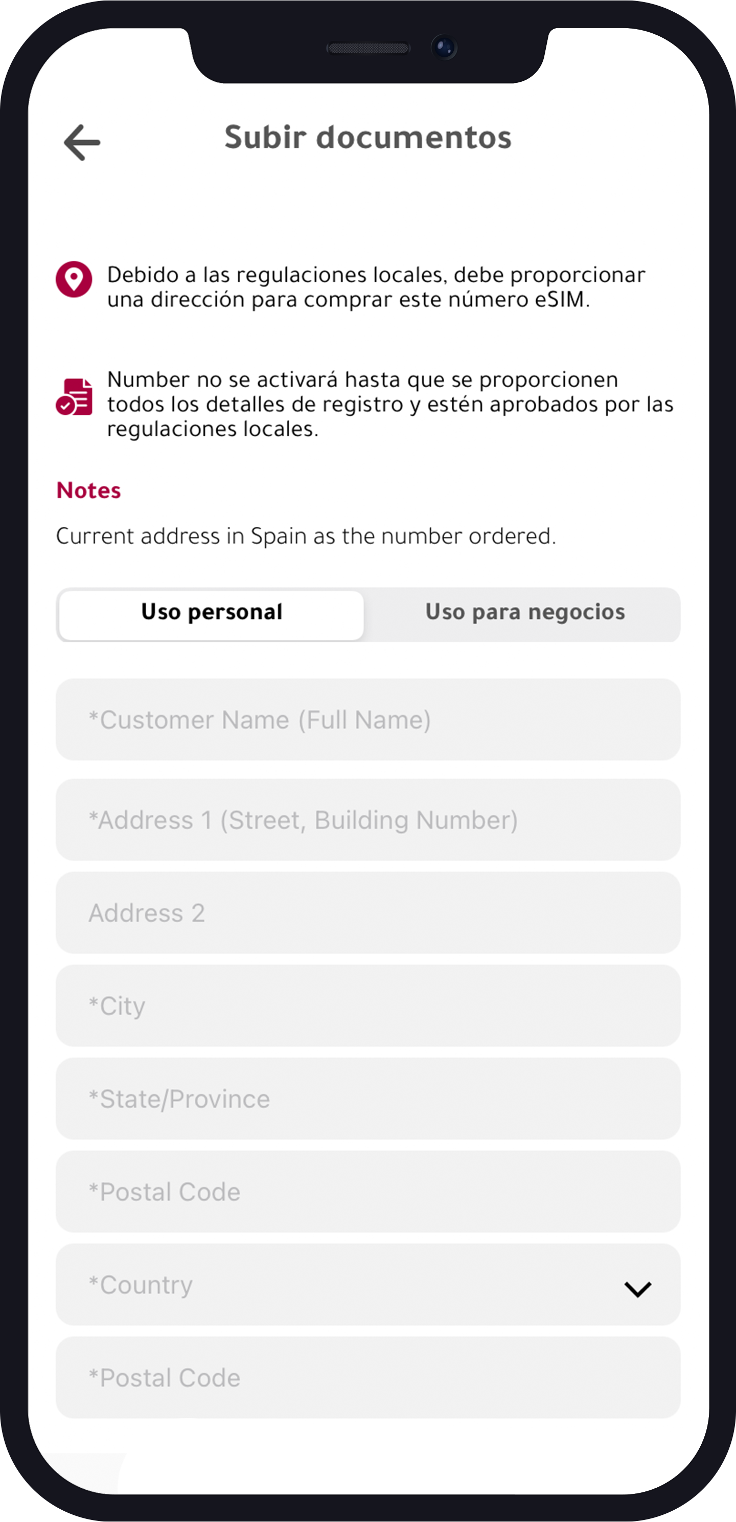 numero virtual español