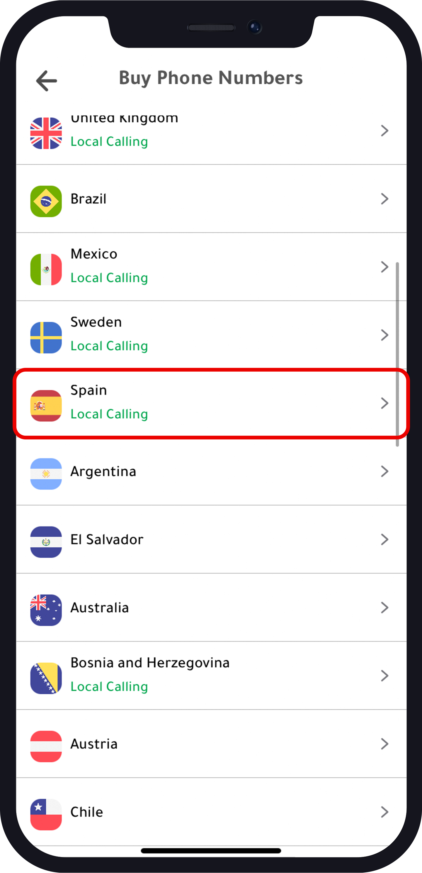 Spain Virtual Phone Number
