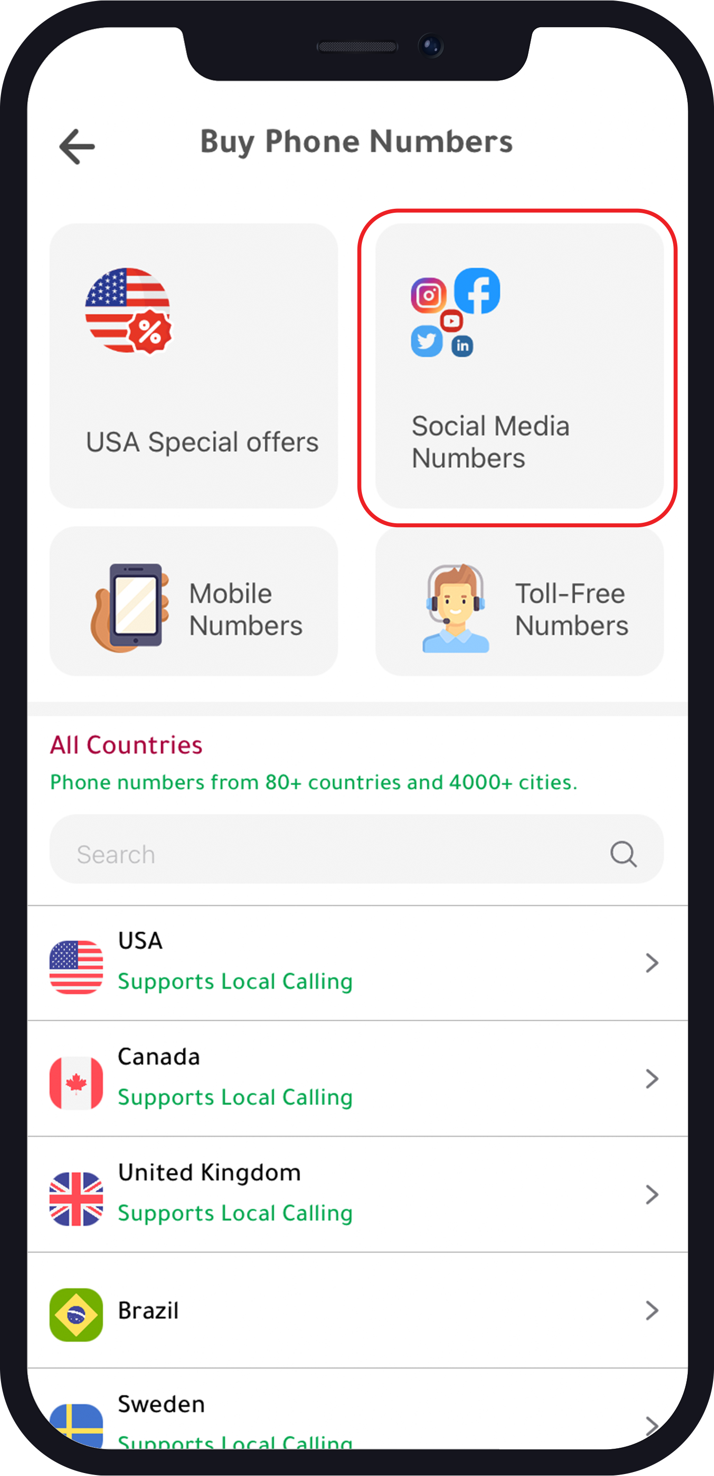 virtual phone number for truecaller